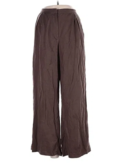 Pre-owned Miss Selfridge Casual Pants In Brown
