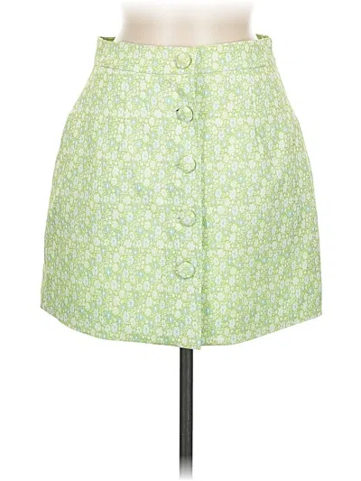 Pre-owned Miss Selfridge Casual Skirt In Green