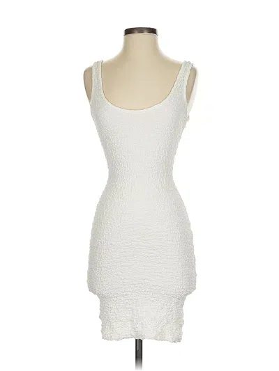 Pre-owned Miss Selfridge Cocktail Dress In White