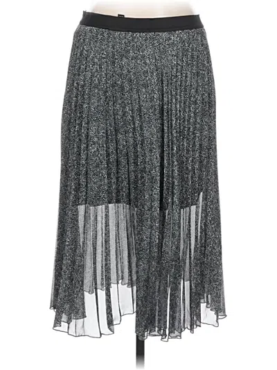 Pre-owned Miss Selfridge Formal Skirt In Silver