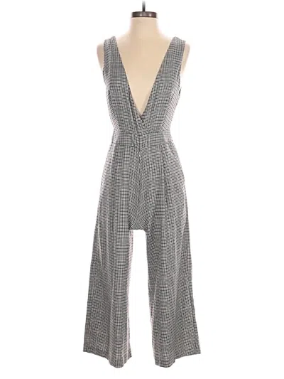 Pre-owned Miss Selfridge Jumpsuit In Gray