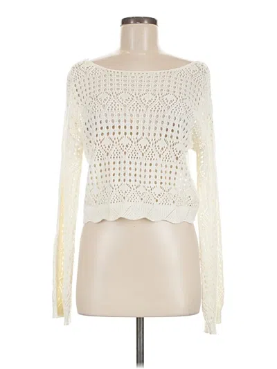 Pre-owned Miss Selfridge Pullover Sweater In Ivory