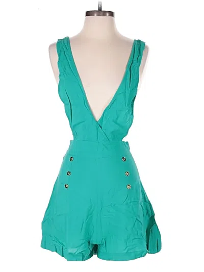 Pre-owned Miss Selfridge Romper In Teal