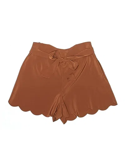 Pre-owned Miss Selfridge Shorts In Brown