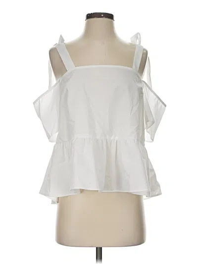 Miss Selfridge Sleeveless Blouse In White