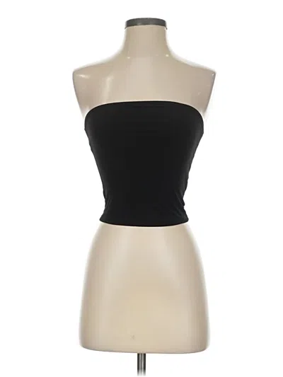 Pre-owned Miss Selfridge Tube Top Black Strapless Neckline Tops