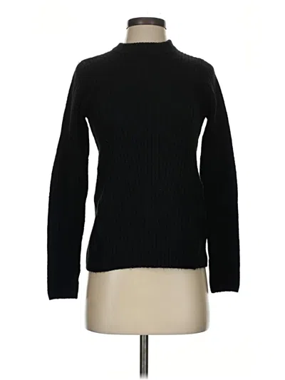 Pre-owned Miss Selfridge Turtleneck Sweater In Black