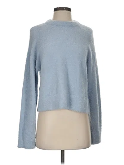 Pre-owned Miss Selfridge Turtleneck Sweater In Blue