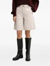 Miss Sixty Belt-loop Shorts In White