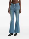 Miss Sixty Buttoned Pocket Jeans In Blue