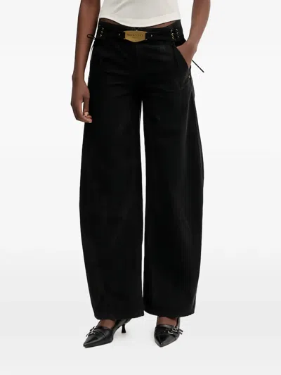 Miss Sixty 코튼 와이드 진 In Black