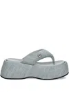 Miss Sixty Denim Slides In Blue