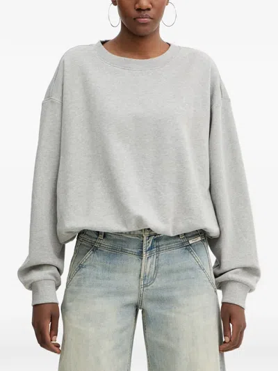 Miss Sixty Embellished Sweatshirt In Gray