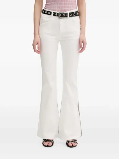 Miss Sixty Flared Jeans In White