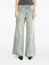 Miss Sixty Frayed Jeans In Blue