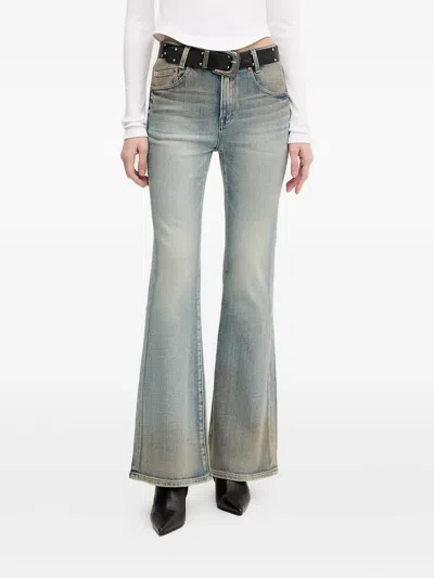 Miss Sixty Logo-patch Jeans In Blue