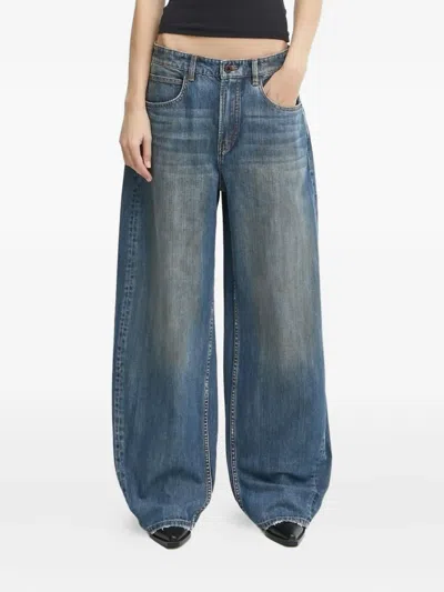 Miss Sixty Low-rise Baggy Jeans In Blue