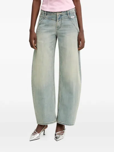 Miss Sixty Panelled Barrel-leg Jeans In Multi