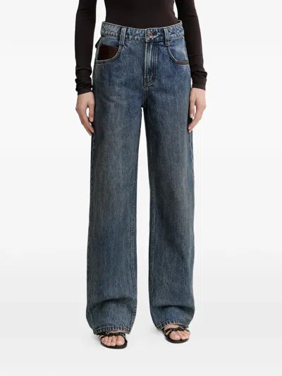 Miss Sixty Rear-pocket Jeans In Blue