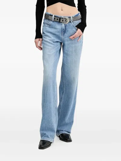 Miss Sixty Straight-leg Jeans In Blue