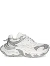 Miss Sixty Textured-platform Sneakers In White