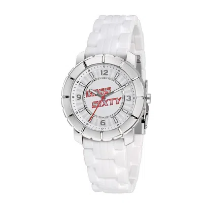 Miss Sixty White Rubber Women's Watch