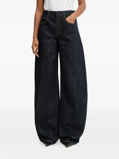 Miss Sixty Wide-leg Jeans In Blue