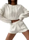 Miss Sparkling Brittany Shorts In White In White