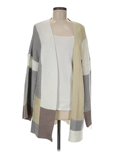 Pre-owned Miss Sparkling Cardigan Sweater In Gray