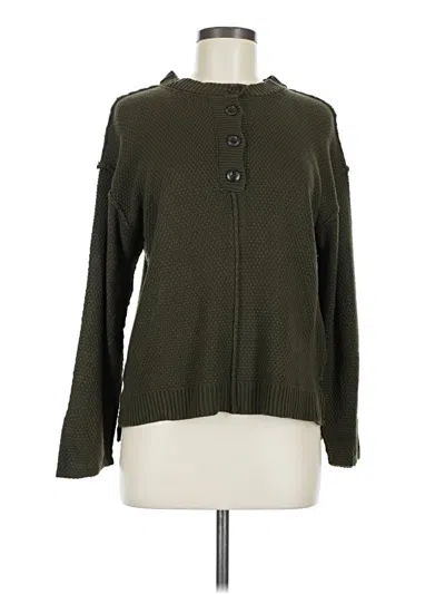 Pre-owned Miss Sparkling Cardigan Sweater In Green