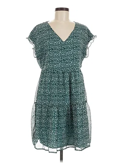 Pre-owned Miss Sparkling Casual Dress In Teal