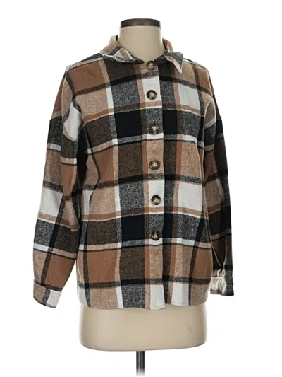 Pre-owned Miss Sparkling Pullover Sweater In Brown