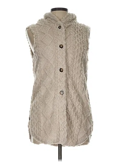 Pre-owned Miss Sparkling Sweater Vest In Tan