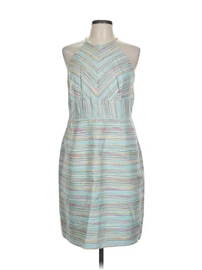 Pre-owned Miss T By Trina Turk Cocktail Dress In Blue