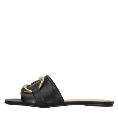 Miss Unique Sandals In Nero Scuri