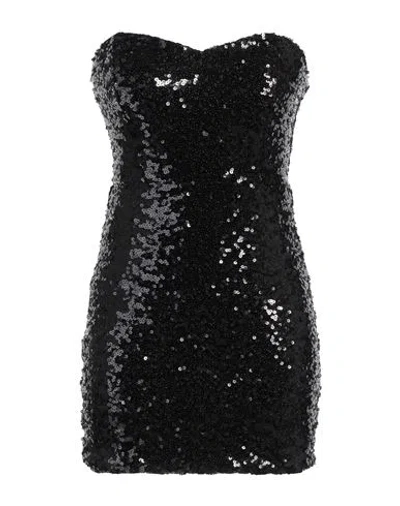 Miss You Woman Mini Dress Black Size 10 Polyester