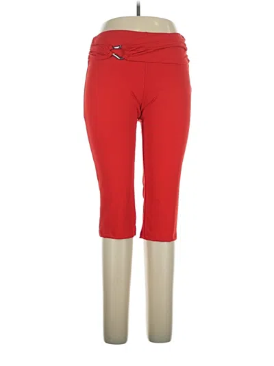 Pre-owned Missguided Active Pants In Red