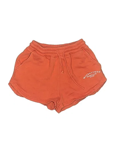 Pre-owned Missguided Athletic Shorts In Orange