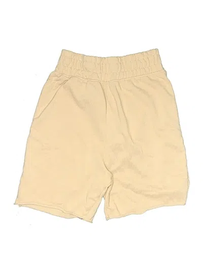 Pre-owned Missguided Athletic Shorts In Yellow