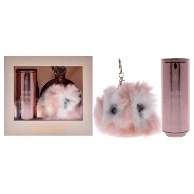 Missguided Babe Power By  For Women - 2 Pc Gift Set 2.7oz Edp Spray, Pom Pom Keyring In Multi