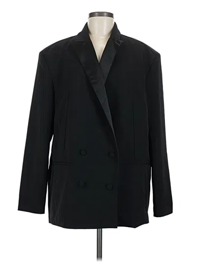 Pre-owned Missguided Blazer Jacket In Black