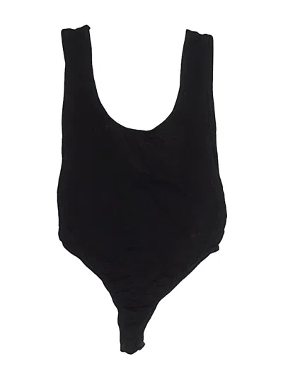 Pre-owned Missguided Bodysuit In Black