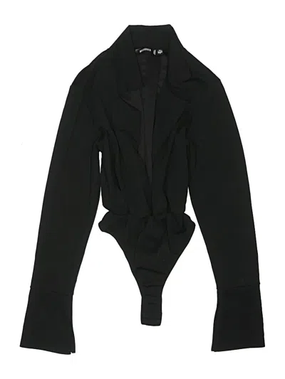 Pre-owned Missguided Bodysuit In Black
