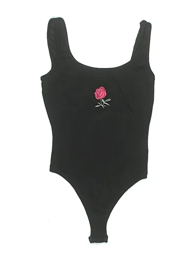 Pre-owned Missguided Bodysuit In Black