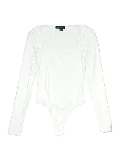 Pre-owned Missguided Bodysuit In White