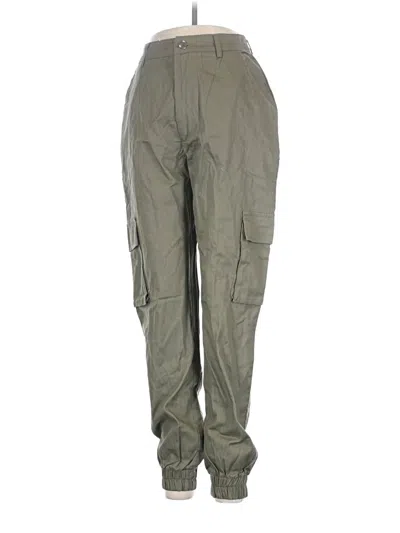 Pre-owned Missguided Cargo Pants In Green