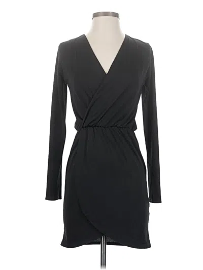 Pre-owned Missguided Casual Dress In Black