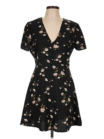 Pre-owned Missguided Casual Dress In Black