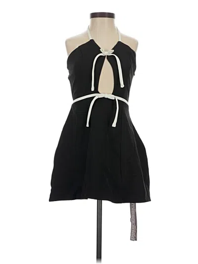 Pre-owned Missguided Casual Dress In Black