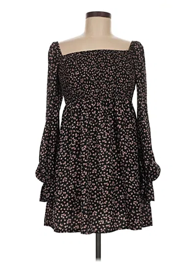 Pre-owned Missguided Casual Dress In Black